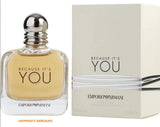 BECAUSE IT'S YOU EMPORIO ARMANI EDP 3.3 OZ / 100 ML FOR WOMEN (NIB) SEALED EDP