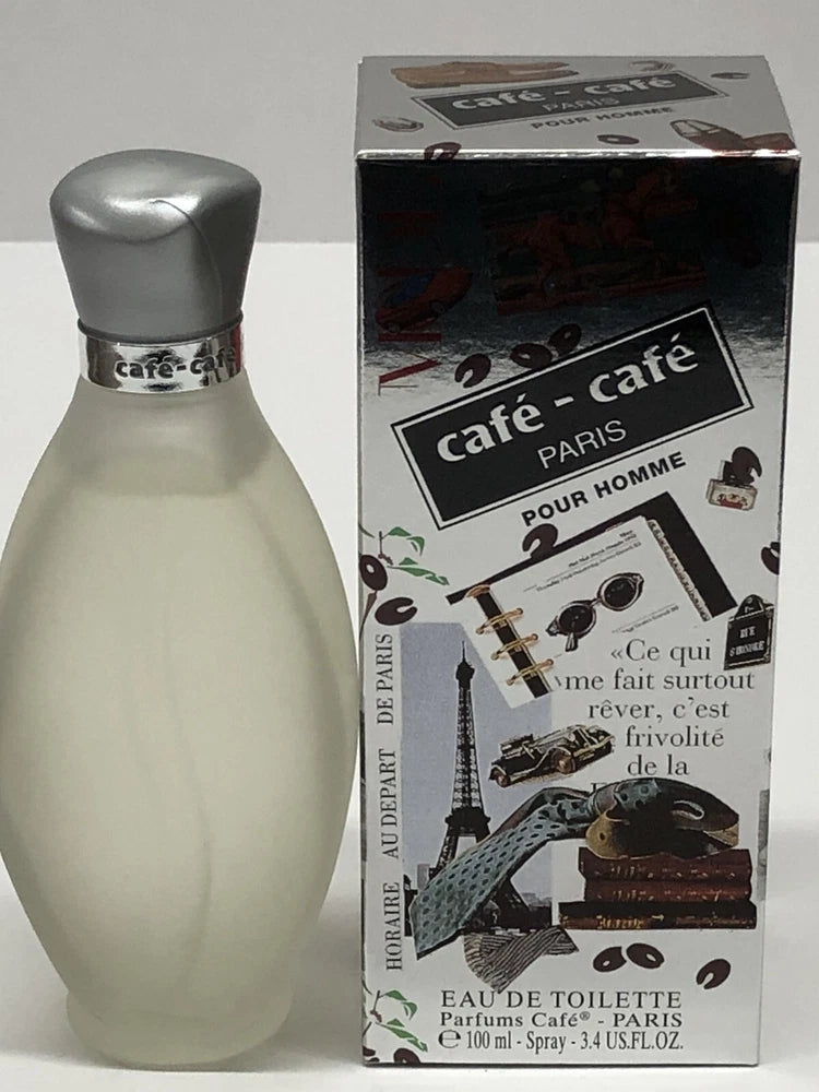 CAFE CAFE for Men by Cofinluxe 100ml (3.4 oz) EDT Spray, NEW, BOXED, 100% FULL EDT