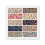 COUNTRY FLORALS, 100% Cotton Fabric: 40) 5" CHARM PACK, 20) 10" LAYER CAKE Flowering Plants