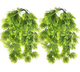Artificial Hanging Plants Fake Boston Vines Ferns Ivy Plant, Faux Vine Greene... Green Plant