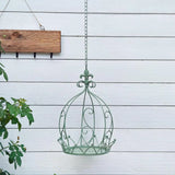 Outdoor Decor Crown Hanging Planter Basket 25x35cm Multifunctional Sturdy Easily Green Plant