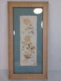 Vintage Pressed Flowers on Handmade Paper Dried Flower