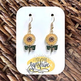 New Handmade Sunflower Dangle Earrings Sunflower