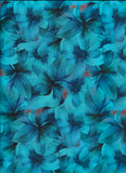 100% cotton floral fabric "Packed Blooms" by Studio e Flowering Plants