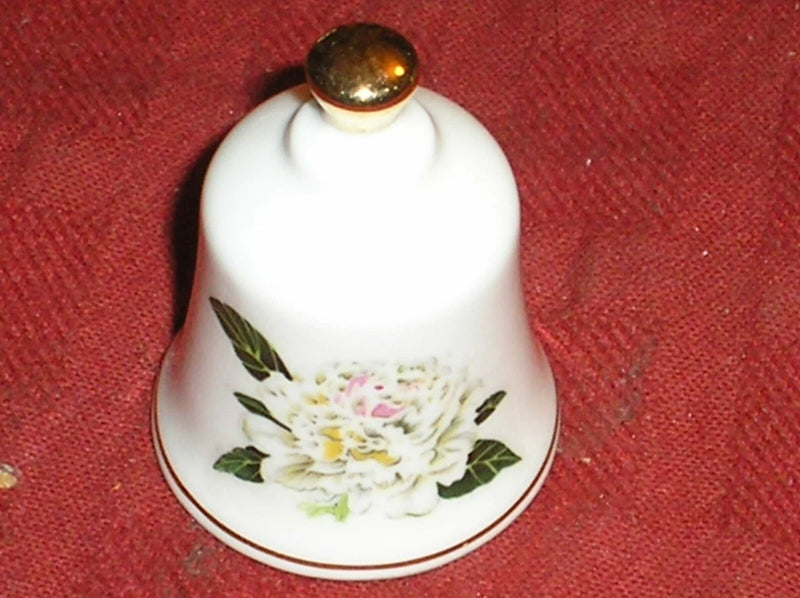 Danbury Mint State Flower Bell Collection Indiana Peony Peony