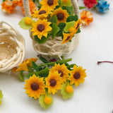10 bunches Miniature Sunflower, Miniature Flower Garden  Dollhouse 1:12 scale Sunflower