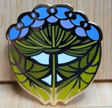 Purple Hydrangea Flower __ Enamel Pin Badge Brooch __ FREE POST (B1) Hydrangea
