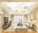 3D Lily Flower A5507 Ceiling WallPaper Murals Wall Print Decal Deco AJ WALL Fay Lily