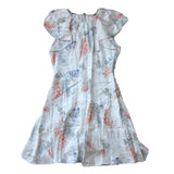 NWT Rebecca Taylor Hydrangea Floral in Snow Combo Silk Blend Short Dress 8 $395 Hydrangea
