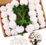 Artificial Chrysanthemum Ball Flower Hydrangea Wedding Bouquet for Garden Party Hydrangea
