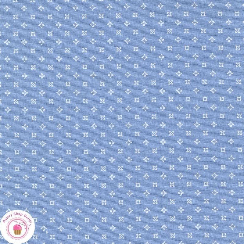 Moda PEACHY KEEN 29173 15 Blue COREY YODER Quilt Fabric Flowering Plants