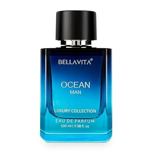 Bella Vita Luxury Men Ocean Aquatic Eau De Perfume With Marine Orchid & Musk EDP