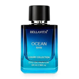 Bella Vita Luxury Men Ocean Aquatic Eau De Perfume With Marine Orchid & Musk EDP