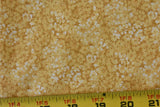 By 1/2 Yd, Yellow & Gold Calico Quilt Cotton, P8502 Flowering Plants