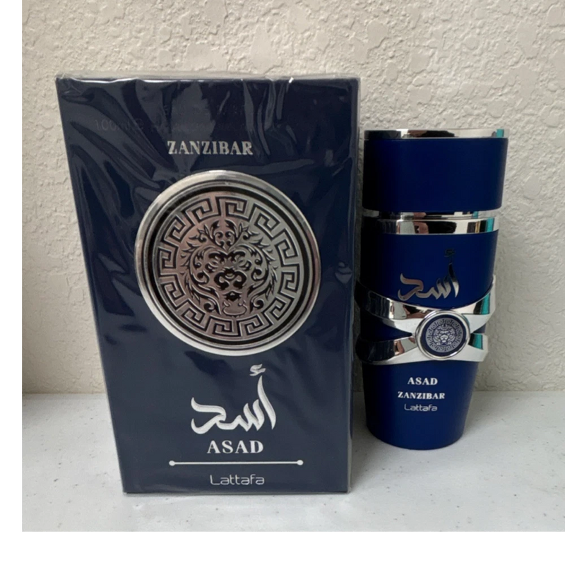 Lattafa Asad Zanzibar Eau de Parfum Spray 3.4 fl oz Men's Fragrance EDP