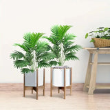 Set of 6 Tropical Artificial Areca Palm Leaves Simulation Greenery decor Green Plant
