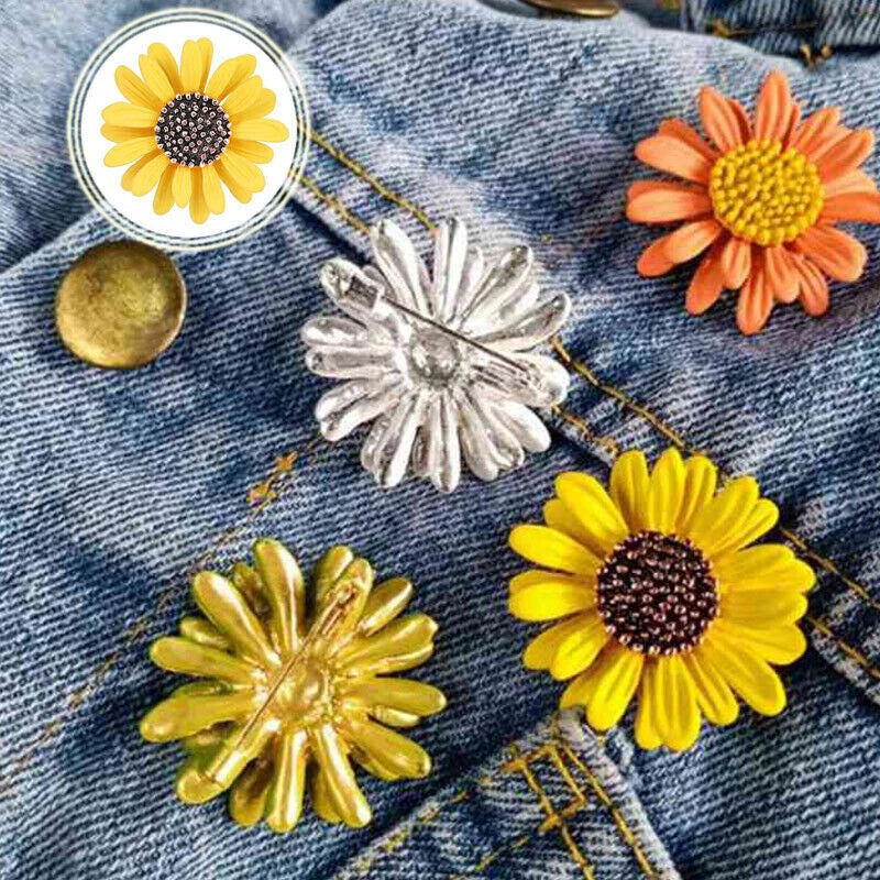 Sunflower  Flower Style Flower Yellow Brooch Fashion Daisy Jewelry Daisy Vintage Sunflower