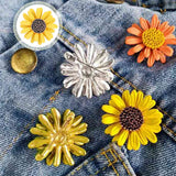 Sunflower  Flower Style Flower Yellow Brooch Fashion Daisy Jewelry Daisy Vintage Sunflower