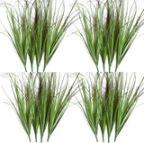 16PCS Artificial Plants,Artificial Shrubs Wheat Grass Green Green Plant