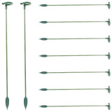 10 Pcs Orchid Fixed Rods Garden Sticks for Plants Support Specific Bracket Garden Plants
