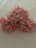 Pink Hydrangea Faux Flowers ~ Set of 3 ~ Realistic!! Hydrangea