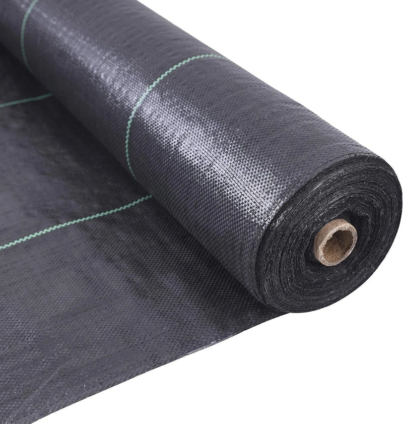 4x250ft Woven Ground Cover Landscape Fabric Garden Barrier Ground Covers 3.2 oz Garden Plants