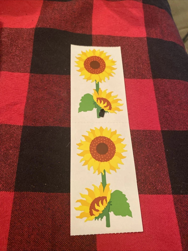 SUNFLOWER Stickers Mrs. Grossman's¥Floral¥Yellow¥Gardening ¥Seeds¥Outdoor¥ Sunflower