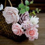 Pink Foam Peonies Roses White Silk Daisies Hydrangeas FAUX FLOWER BOXParty Hydrangea