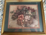 Framed Art Print By Lena Lui ÒBasket Of HydrangeasÓ Hand Signed Numbered Hydrangea