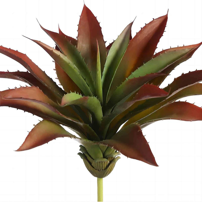 Large Artificial Succulents Aloe Plants Real Touch Fake Flowers Unpotted for ... Green Plant