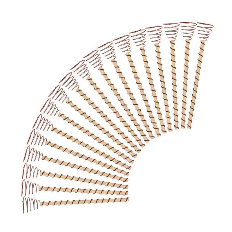 Copper electroculture plant stakes set of coiled spikes for soil planting