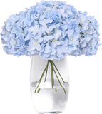 Hydrangea Artificial Flowers -12 pcs Realistic Fake Hydrangea Silk Flowers with Hydrangea