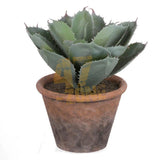 Potted Plush Cactus Green Brown Faux Plants Artifical Garden Indoor Outdoor Green Plant