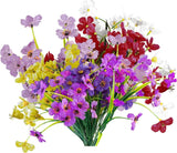 Artificial Flowers Outdoor,Fake Flowers,Faux Flowers,Faux Artificial Plants Shru Green Plant