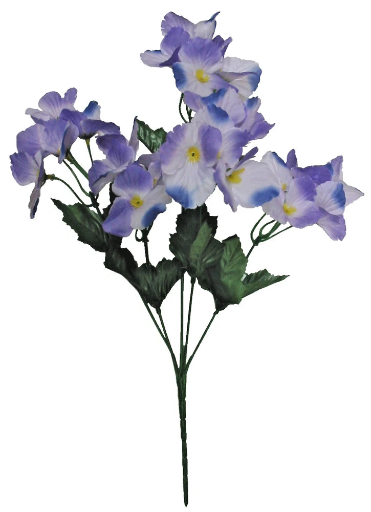(12-Pack) Lavender Hydrangea 13" Bush Spray Silk Flower Craft In/Outdoor Decor Hydrangea