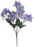 (12-Pack) Lavender Hydrangea 13" Bush Spray Silk Flower Craft In/Outdoor Decor Hydrangea
