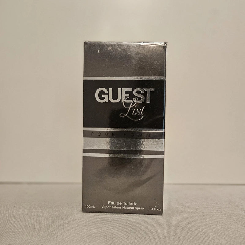 Guest List Pour Homme Eau De Toilette Natural Spray, 3.4 FL. Oz. (100ml) EDT