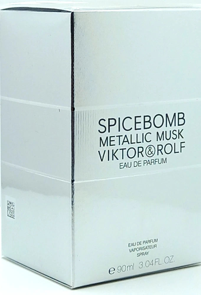 VIKTOR & ROLF SPICEBOMB METALLIC MUSK EAU DE PARFUM SPRAY FOR MEN 3.04 Oz / 90ml EDP