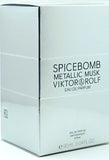 VIKTOR & ROLF SPICEBOMB METALLIC MUSK EAU DE PARFUM SPRAY FOR MEN 3.04 Oz / 90ml EDP
