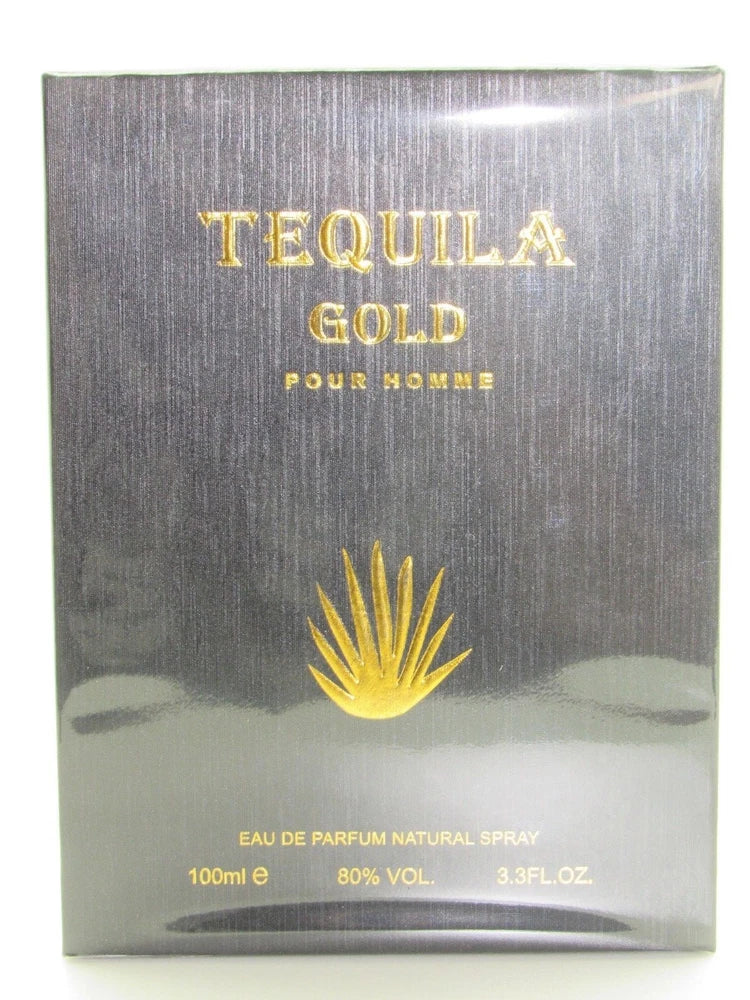 TEQUILA GOLD POUR HOMME Eau De Parfum 3.3 Fl.oz 100ml Spray BRAND NEW IN THE BOX EDP