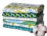 Sanctuary 6 Fabric Fat Quarters by Patty Young for Michael Miller, 1 1/2 yards Flowering Plants