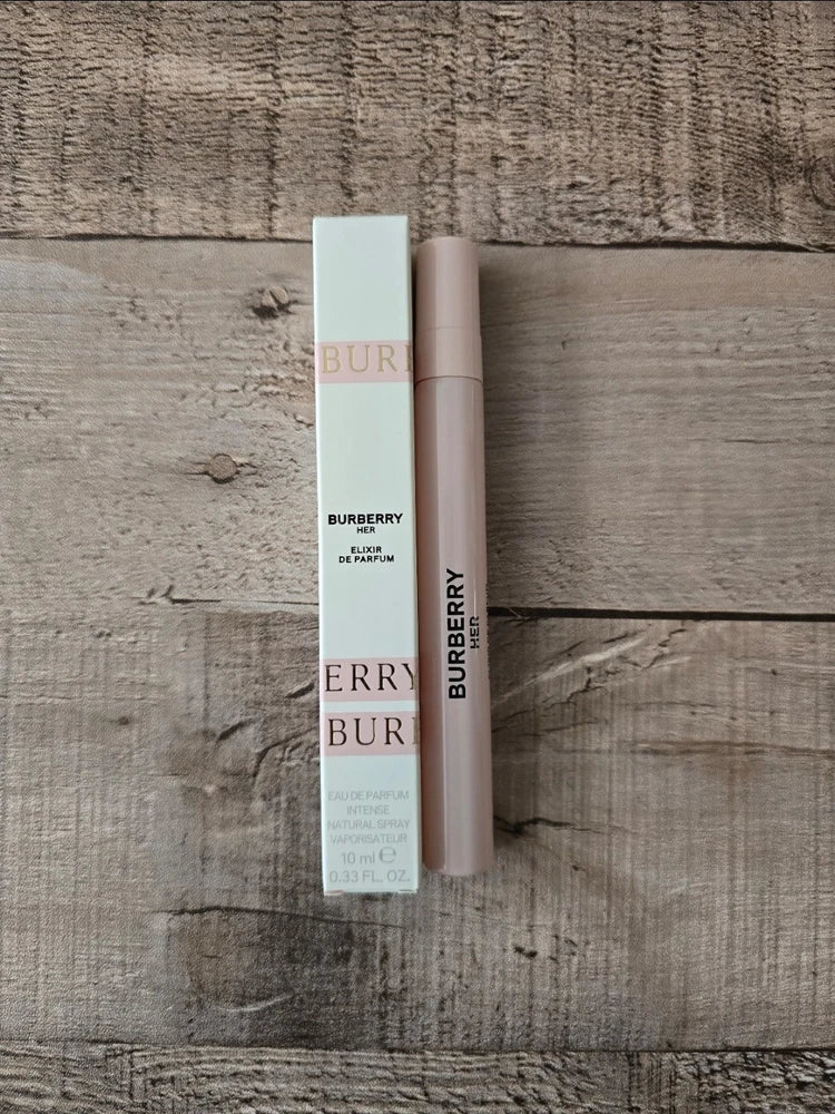 BURBERRY HER ELIXIR EDP Travel Size Spray 10ml New In Box EDP