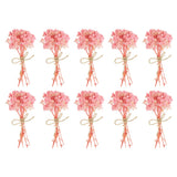 10 Pcs Mini Dried Flower Bouquet Baby's Breath Boho DIY Gift Light Pink Dried Flower