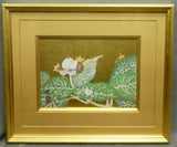 Yuugame Ogura Japanese Painting Art Gold Mountain Hydrangea Flower Plants Hydrangea