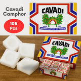 105pcs Cavadi Camphor Ð Natural Fragrance for Storage & Rituals Bouquet