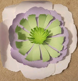 Handmade Paper Origami Pastel Peony Flower by Erin Jarrod with Storage Box Peony