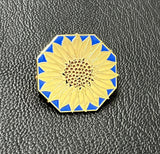 Sunflower Flower Lapel Pin pinback tie tack 5004 Sunflower