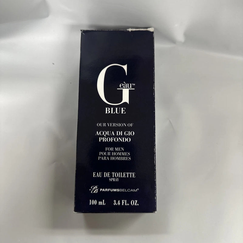 G Eau Blue Version of Acqua di Gio Profondo Eau De Toilette Cologne for Men EDT