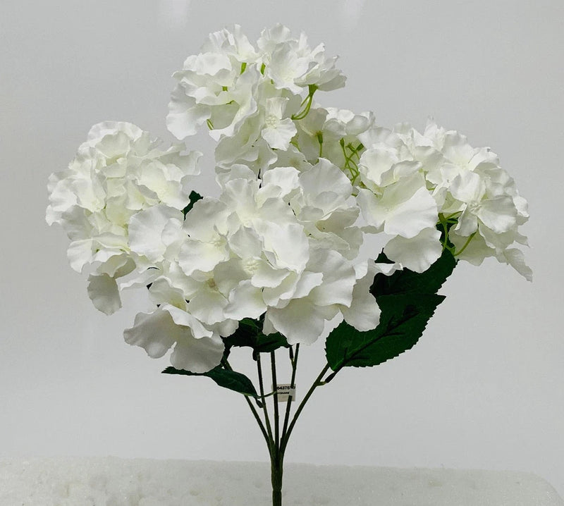 White Hydrangea Bush Artificial Flower Hydrangea