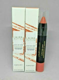 (LOT OF 2) Laura Geller Love Me Dew Moisturizing Lip Crayon APRICOT DREAM - NIB Bouquet